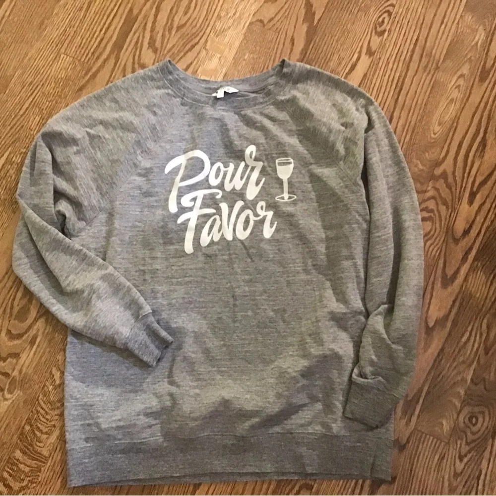 Wildfox Pour Favor oversized sweatshirt